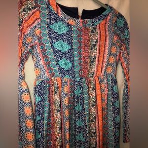 Speechless Girls Size 14 Floral Dress Flared Sleeves